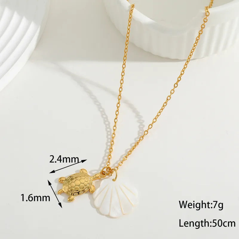 Seabreeze Turtle Necklace – Vacation Beach Luxe | Glisance