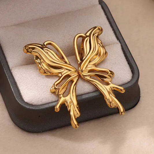 Fairy Wing Studs – 304 Stainless Steel Studs