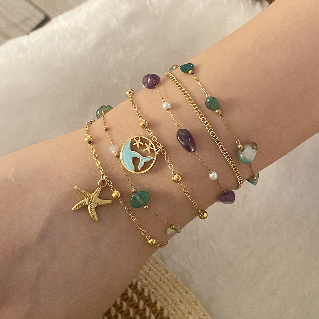Seawave Charm Bracelet – Starfish | Glisance