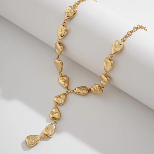 Muse Melt – Irregular Sculpted Link Necklace