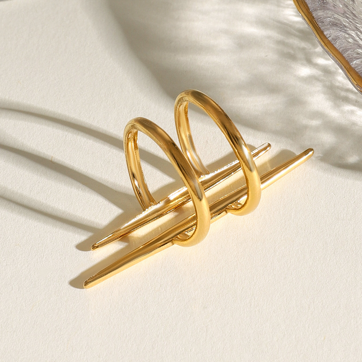 Parallel Grace Ring – Minimal Double Line Band | Glisance