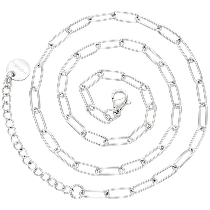 Golden Link – Polished Stainless Steel Chain