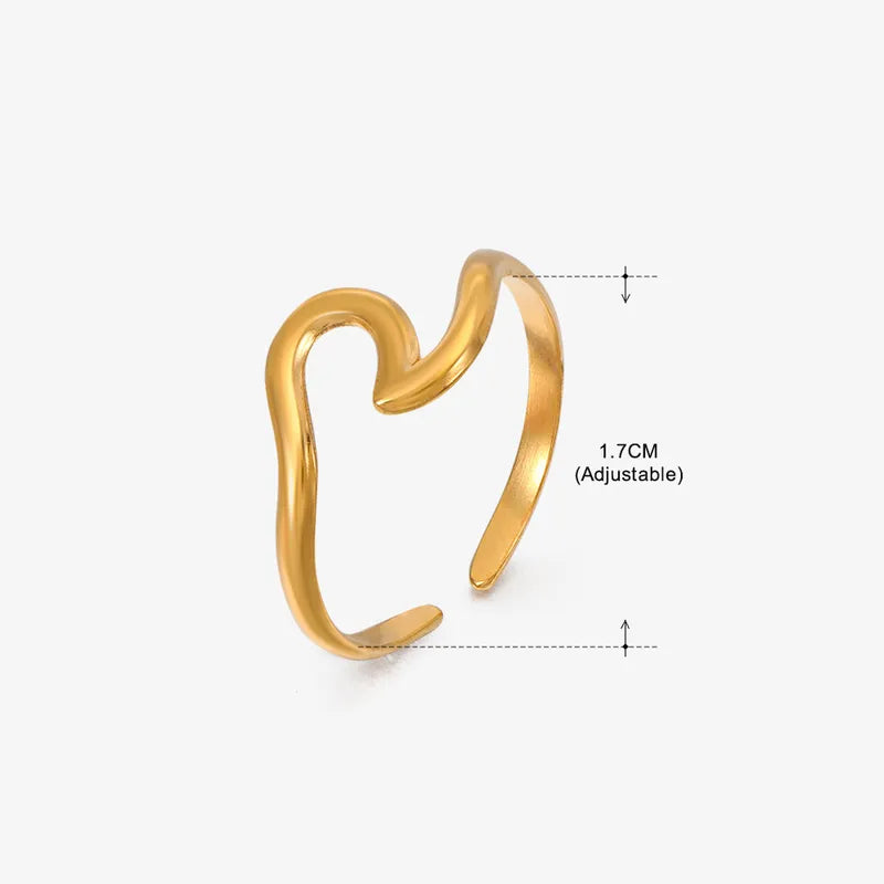 Vibe Geometric Open Ring – Streetwear Cool | Glisance