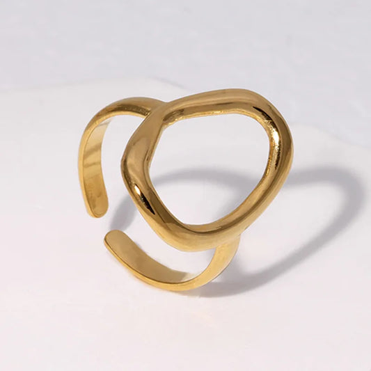 Verde Open Ring – Abstract Cuff Ring | Glisance