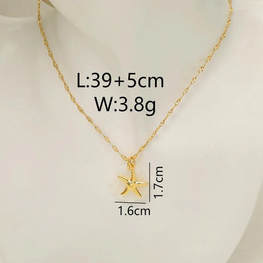 Seabreeze Starfish Necklace – Vacation Beach Luxe | Glisance