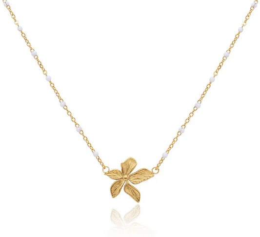 Bloom Pendant Necklace – Floral Charm | Glisance