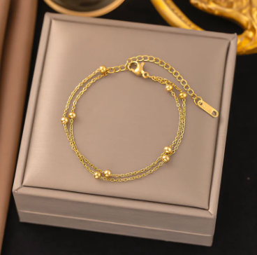 Aeris Bead Bracelet – Heart & Butterfly Charm | Glisance