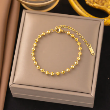 Ball Bead Grain Bracelet – Streetwear Style | Glisance