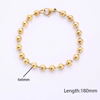 Glow Ball Chain Bracelet – Minimalist Gold & Silver | Glisance
